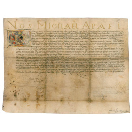 Kutyabőr oklevél 1664